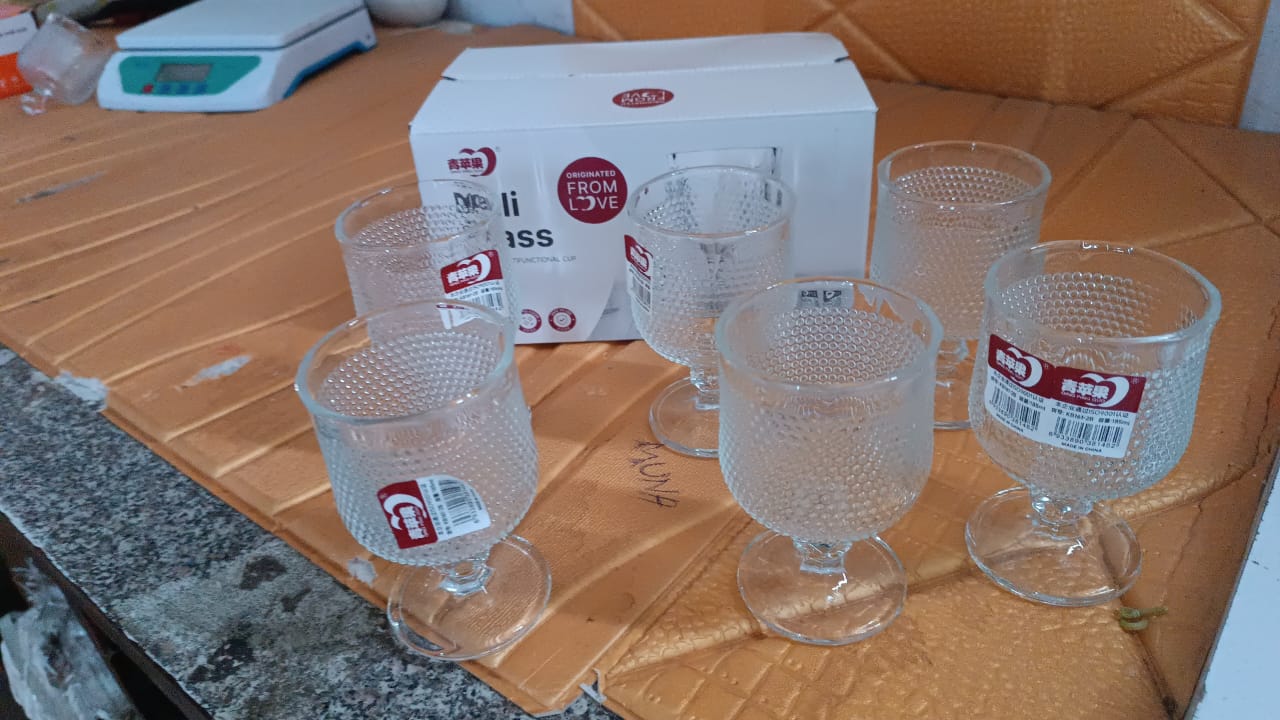 Juice water Glass Tumbler, Water glass (Set of 6 pcs / 185 ML) Juice water Glass Tumbler, Water glass (Set of 6 pcs / 185 ML)